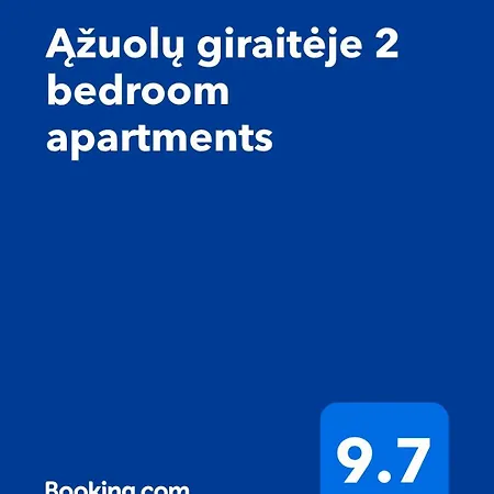 Azuolu Giraiteje 2 Bedroom Appartement *